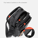 WEIXIER D237 Men Shoulder Bag Minimalist Outdoor Casual Bag, Color: Double Pull Gray Small