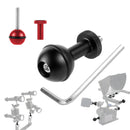 Ball Head Adapter Adjustable Screw Fixed Mount Camera Underwater Diving Photography Lights Bracket(1/4 Inch Black)