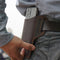 EASYONLY ZPYB018 Leather Outdoor Sports Phone Pocket With Cover(Coffee)