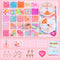 25 Grid Acrylic Beaded Kids DIY Necklace Bracelet Toys(Crystal Rabbit)