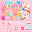 25 Grid Acrylic Beaded Kids DIY Necklace Bracelet Toys(Lattice Girl)