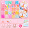 25 Grid Acrylic Beaded Kids DIY Necklace Bracelet Toys(Lattice Girl)