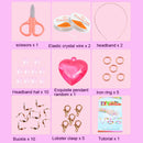 25 Grid Acrylic Beaded Kids DIY Necklace Bracelet Toys(Candy Bunny)