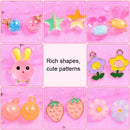 25 Grid Acrylic Beaded Kids DIY Necklace Bracelet Toys(Candy Bunny)