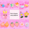 25 Grid Acrylic Beaded Kids DIY Necklace Bracelet Toys(Lattice Girl)