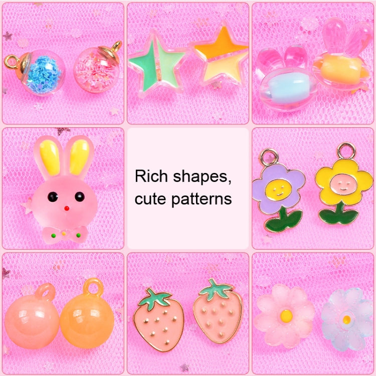 25 Grid Acrylic Beaded Kids DIY Necklace Bracelet Toys(Lattice Girl)