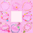 25 Grid Acrylic Beaded Kids DIY Necklace Bracelet Toys(Lattice Girl)