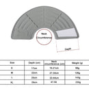 Pet Grooming Anti-Bite Neck Ring, Specification: L(Grey)