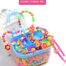 About 550pcs/box Beads Children Educational Toys DIY Handmade Beads(Boxed Red)