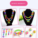 About 550pcs/box Beads Children Educational Toys DIY Handmade Beads(Boxed Red)