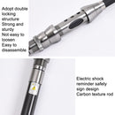 LEO 27593 Carbon Mini Fishing Rod Shrink Handle Throwing Poles, Length: 1.5m