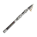 LEO 27593 Carbon Mini Fishing Rod Shrink Handle Throwing Poles, Length: 2.1m