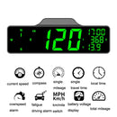 8.0 Inch Screen Car HUD Car Head-up Display Compass Multifunction GPS Speedometer