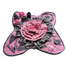 Pet Smell Pad Dog Vent Interactive Toys Slow Food Trainer(Pink Gray)