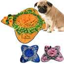 Pet Smell Pad Dog Vent Interactive Toys Slow Food Trainer(Yellow Green)