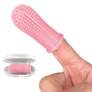 5 PCS Pet Silicone Teeth Scaffolding Oral Cleaning Toothbrush(Red)
