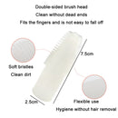 5 PCS Pet Silicone Teeth Scaffolding Oral Cleaning Toothbrush(Upgraded White)