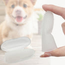 5 PCS Pet Silicone Teeth Scaffolding Oral Cleaning Toothbrush(Upgraded White)
