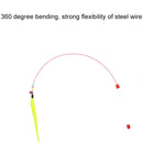5 PCS Wire Funny Cat Stick With Bell Cat Toy, Style: Fish