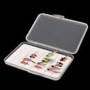 LEO 28055 Transparent Thin Flying Hook Box Fishing Hook Gear Box, Size: Large 168 Bit