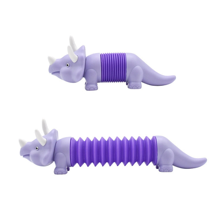 5 PCS Deformation And Stretching Dinosaur Student Decompression Toy(Red)