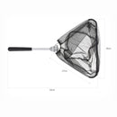 LEO 27972 Aluminum Alloy Triangle Mini Folding Fishing Net(50cm)