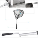 LEO 27972 Aluminum Alloy Triangle Mini Folding Fishing Net(50cm)