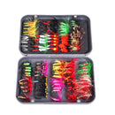 100 PCS LEO 27955 Flying Fishing Imitation Butterfly Iconing Fish Hook