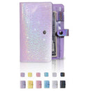 A6 Gypsophila Loose-leaf Bookkeeping Notebook Cash Budget Hand Book(Silver White)