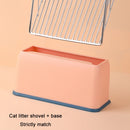 Metal Wooden Handle Cat Litter Remove Pet Cleaning Tool, Specification Base (Random Color Delivery)