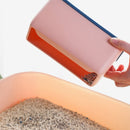 Metal Wooden Handle Cat Litter Remove Pet Cleaning Tool, Specification Base (Random Color Delivery)