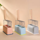 Metal Wooden Handle Cat Litter Remove Pet Cleaning Tool, Specification Base (Random Color Delivery)