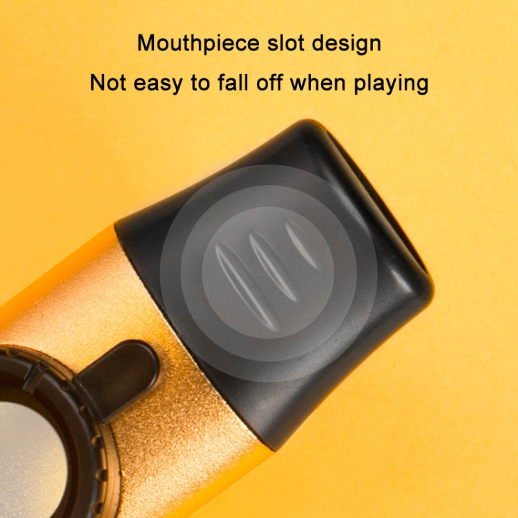 Metal Professional Playing Tunable Tone Kazoo(Blue)