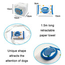Pet Voice Molars Hide Food And Draw Paper Dog Educational Toy, Specification: White Square