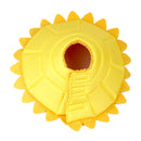 Cat Anti-bite Sunflower Soft Cloth Collar Pet Supplies, Specification: S(Yellow)