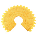 Cat Anti-bite Sunflower Soft Cloth Collar Pet Supplies, Specification: M(Yellow)
