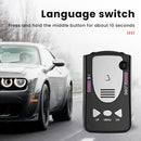 V7 Electronic Dog Vehicle Mobile Radar Test Early Warning Instrument(Black White)