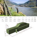 LEO 27746 Folding Fishing Rod Bag Long Fishing Gear Soft Bag, Length: 1m Black