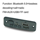 JQ-D102BT With Amplifier Recording Calls MP3 Bluetooth Decoder Board Module(Black)