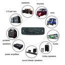 JQ-D102BT With Amplifier Recording Calls MP3 Bluetooth Decoder Board Module(Black)