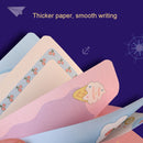 Decompression Cartoon Notebook Hand Ledger Student Stationery, Cover color: Black(A5)