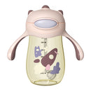 Valueder BZ133 Gravity Ball Straw Baby Cup with Handle(Pink)