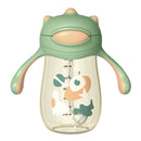 Valueder BZ133 Gravity Ball Straw Baby Cup with Handle(Green)
