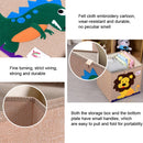Youngshoots Cotton Linen Cartoon Toy Storage Basket Clothing Storage Box,Styleï¼š Washable(Squirrel)