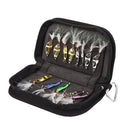 LEO 27885 Luya Sencerbag Portable Fish Hook Fishing Gear Package(Black)