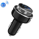 GC-16 Car Bluetooth MP3 Player FM Transmitter QC3.0 Fast Charging Car Charger(Black)