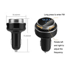 GC-16 Car Bluetooth MP3 Player FM Transmitter QC3.0 Fast Charging Car Charger(Black)
