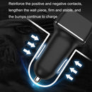 One For Four Car Charger QC3.0 Fast Charge 4USB Car Front And Rear Seat Car Charger, Style: Upgraded Edition