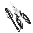 2 PCS Lure Fishing Pliers Hook Picker Lure Pliers + Anti-lost Rope(Black)