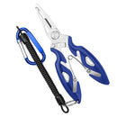 2 PCS Lure Fishing Pliers Hook Picker Lure Pliers + Anti-lost Rope(Blue)